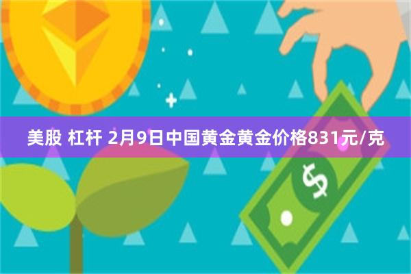 美股 杠杆 2月9日中国黄金黄金价格831元/克